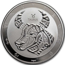 Tokelau: Zodiac Series - Taurus 1 oz Silver 2024