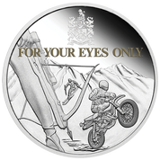 Tuvalu: For Your Eyes Only colored 40. movie anniversary 1 oz Silver 2021 Proof