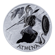 Tuvalu: Gods of Olympus - Athena 5 oz Silver 2022