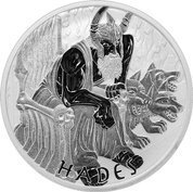 Tuvalu: Gods of Olympus - Hades 1 oz Silver 2021