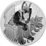 Tuvalu: Gods of Olympus - Hades 5 oz Silver 2021