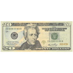 USA Banknote 20 Dollars (20 U.S. dollars / 20 USD) UNC