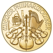 Vienna Philharmonic 1/25 oz Gold 2023