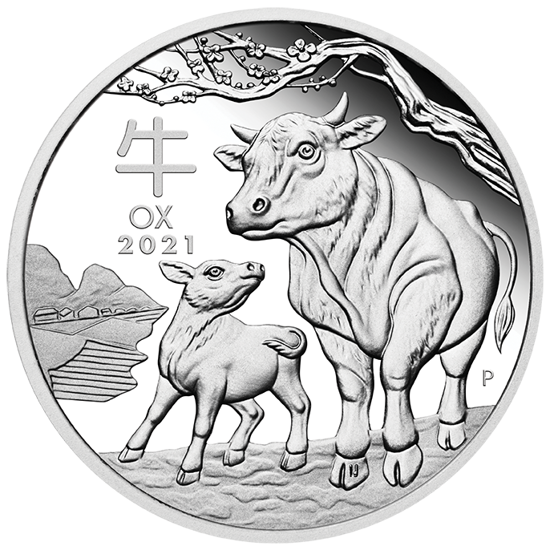 Lunar III: 3-Coin Year of the Ox Set ½ oz 1 oz 2 oz Silver ...