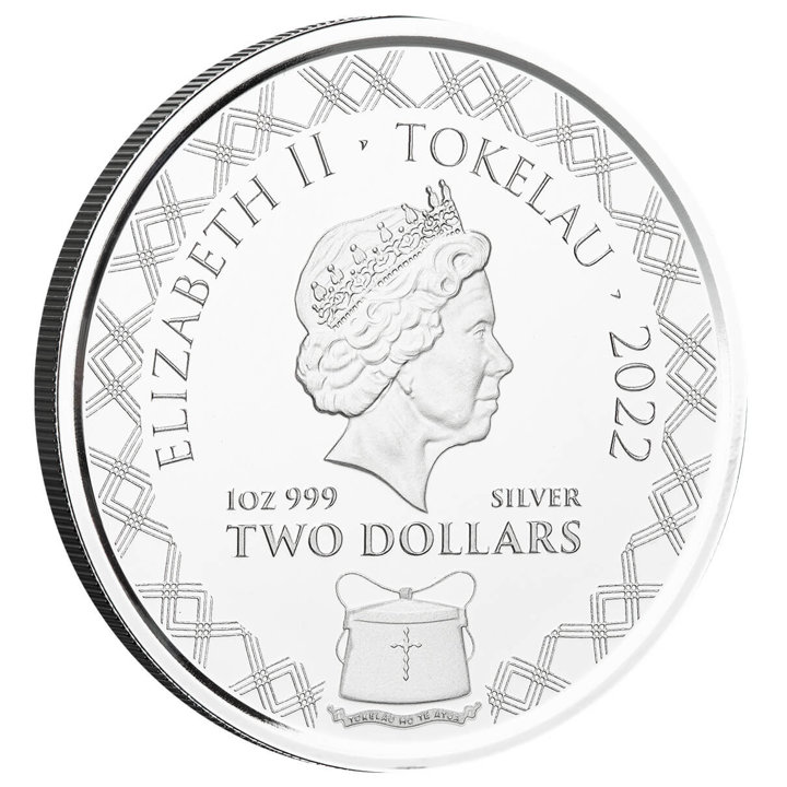 Tokelau: Komodo Dragon A.I. Apocalypse 1 oz Silver 2022 | Metal Market ...