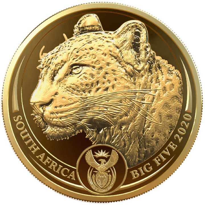  Big Five: Leopard 1 oz Gold 2020 Proof