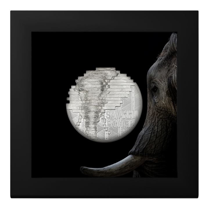  Cook Islands: Reconstruction - Elephant 2 oz Silver 2024 Proof High Relief