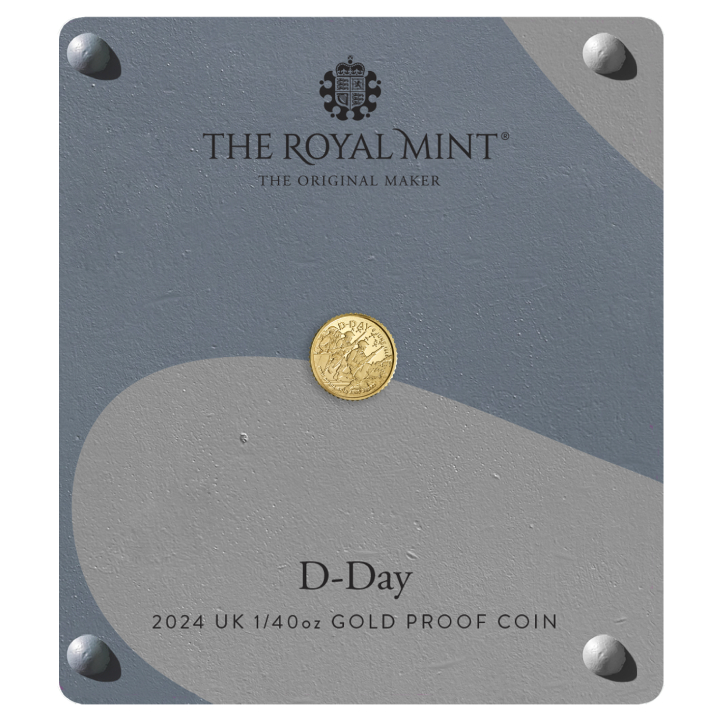  D-Day 1/40 oz Gold 2024 Proof