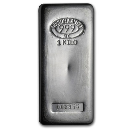 1000 gram Bar Silver LBMA