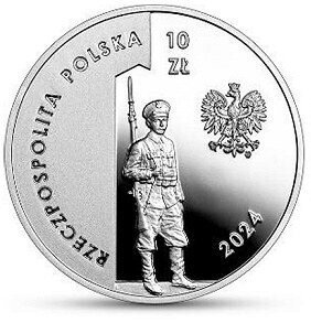 100th Anniversary of the Border Protection Corps PLN 10 Silver 2024 Proof