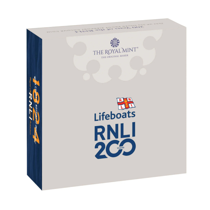 200 Years of the RNLI 2024 kolorowany 50p coloured Silver 2024 Proof