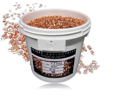 50 kilograms Copper granules