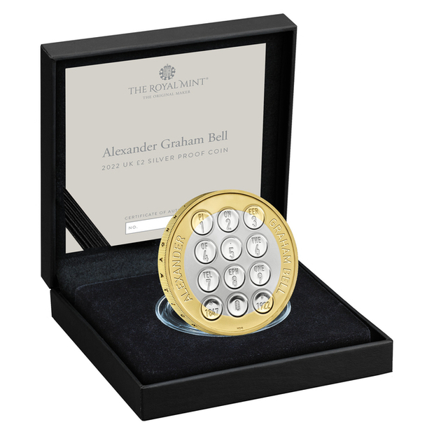 Alexander Graham Bell Silver 2022 Proof 