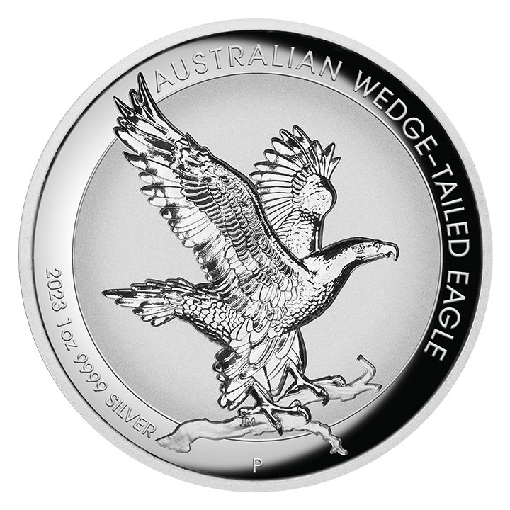Australian Eagle 1 oz Silver 2023 Proof Incused