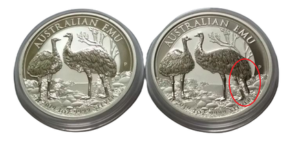 Australian Emu 1 oz Silver 2019 Error