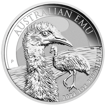 Australian Emu 1 oz Silver 2022 MS 70 NGC First Day of Issue