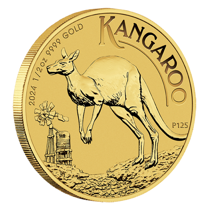 Australian Kangaroo 1/2 oz Gold 2024