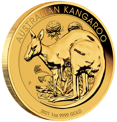 Australian Kangaroo 1 oz Gold 2021