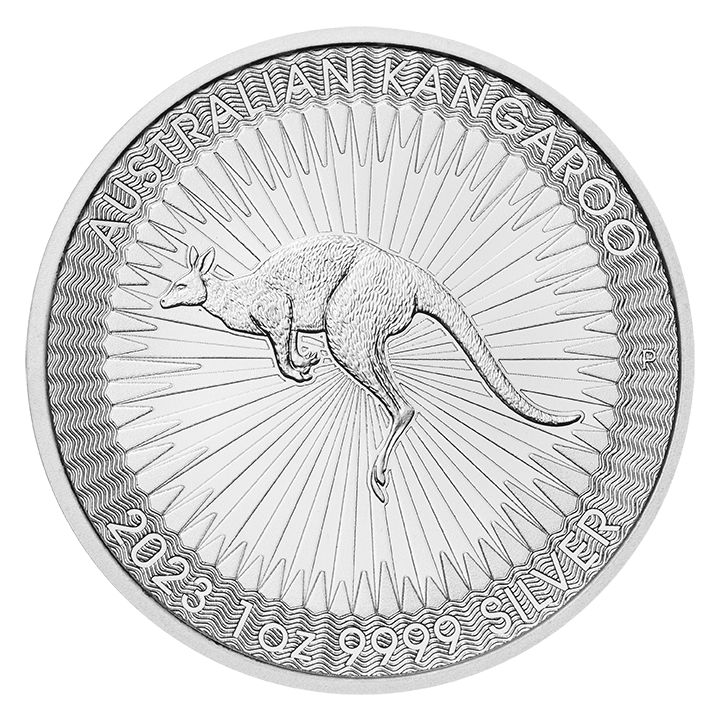 Australian Kangaroo 1 oz Silver 2023 Circular/circulation