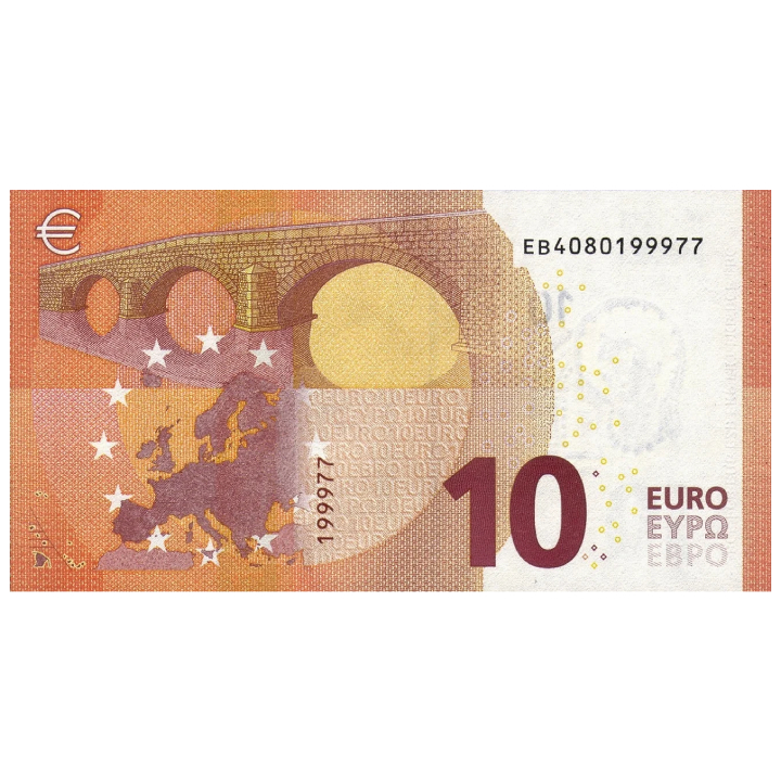 Banknote 10 Euro (10 EUR) 100 pieces