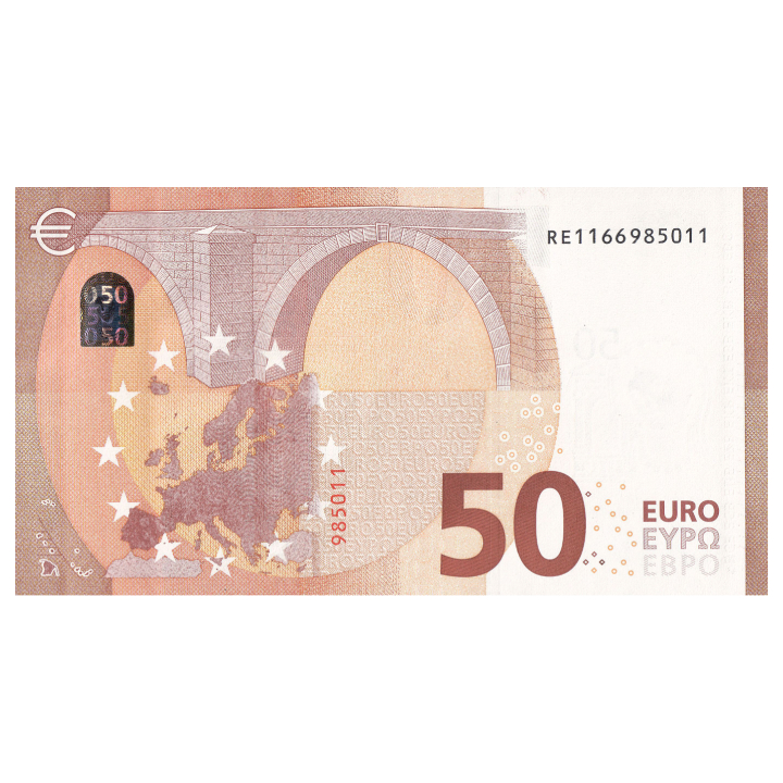 Banknote 50 Euro (50 EUR) Circulated