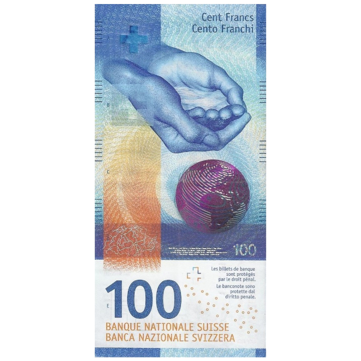 Banknote Switzerland 100 Francs (CHF 100) Circulated