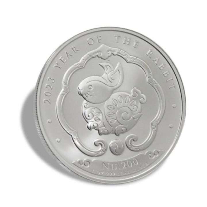 Bhutan: Lunar Year of the Rabbit 1 oz Silver 2023