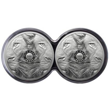 Big Five II: Lion Set 2 x 1 oz Silver 2022 Proof