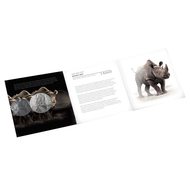 Big Five II: Rhino 1 oz Silver 2022