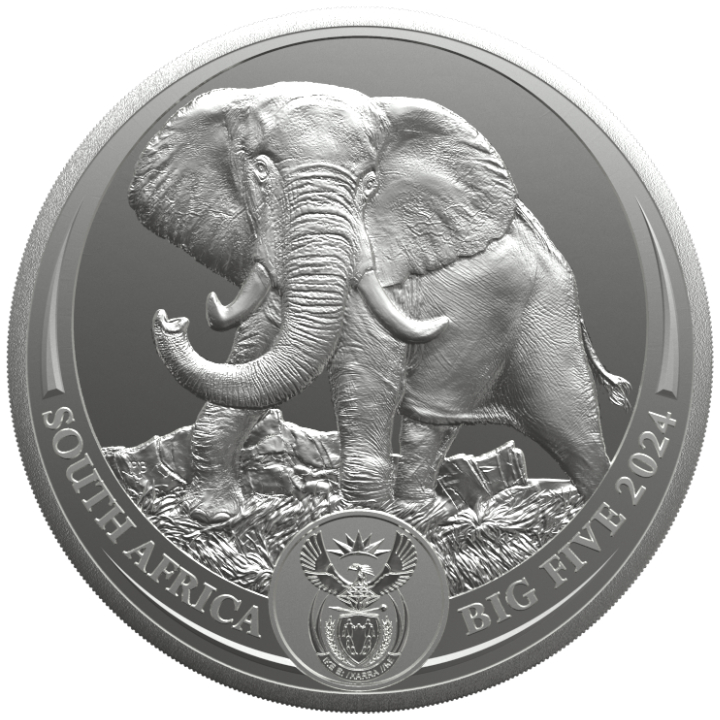 Big Five III: Elephant 1 oz Silver 2024