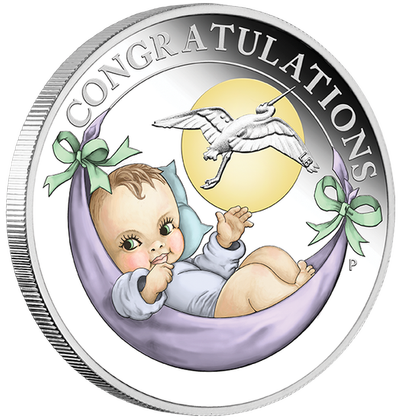 Birth colored 1/2 ounce Silver 2022 Proof