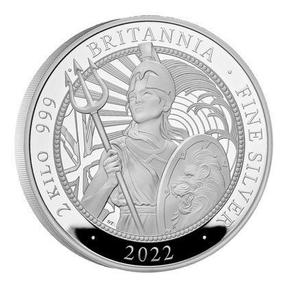 Britannia 2000 grams Silver 2022 Proof