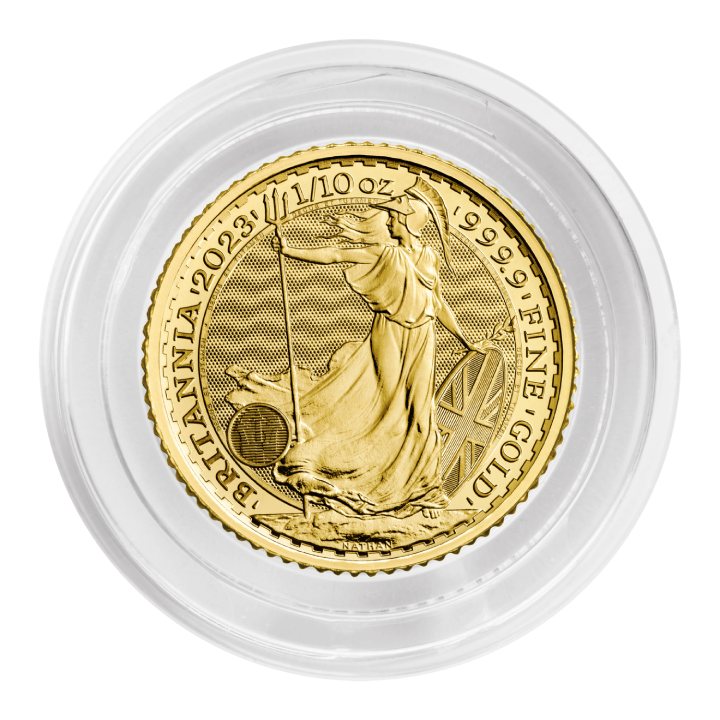 Britannia - King Charles III 1/10 ounce Gold 2023