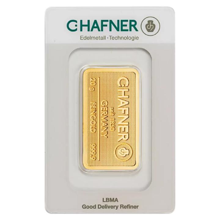 C. Hafner 20 grams Gold Bar LBMA