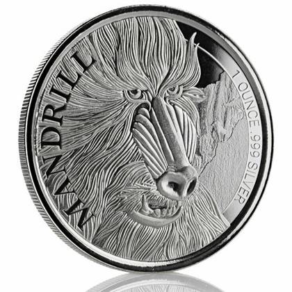 Cameroon: Mandrill 1 oz Silver 2020