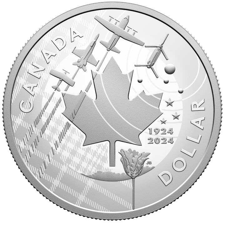 Canada: 100th Anniversary of the Royal Canadian Air Force Dollar Silver 2024 Proof Coin