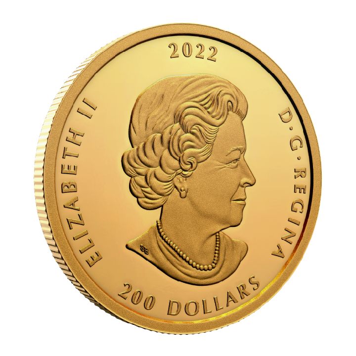 Canada: 175. alexander Graham Bell's birth anniversary 1 ounce gold 2022 Proof 