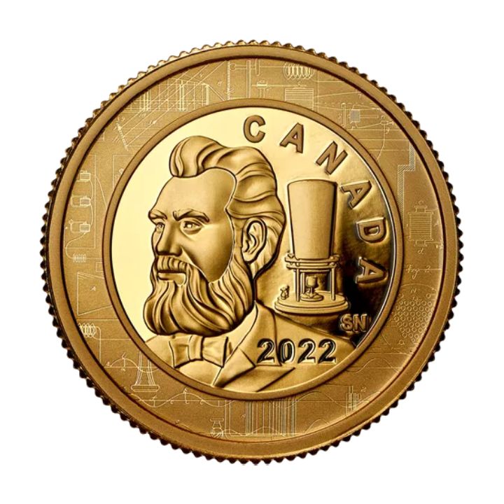 Canada: Alexander Graham Bell - Great Inventor Gold 2022 Proof 
