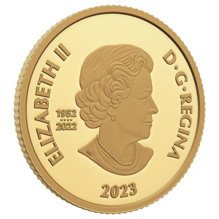 Canada: His Majesty King Charles III's Royal Cypher $10 Gold 2023 Proof 