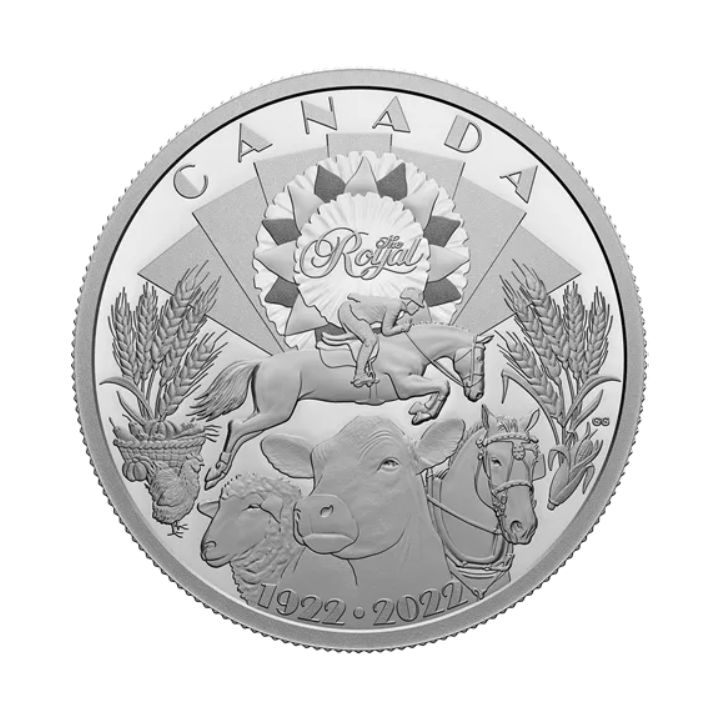 Canada: Moments to Hold - 100. royal Agricultural Winter Fair Anniversary 2 oz Silver 2022 Proof