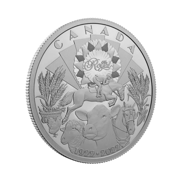 Canada: Moments to Hold - 100. royal Agricultural Winter Fair Anniversary 2 oz Silver 2022 Proof