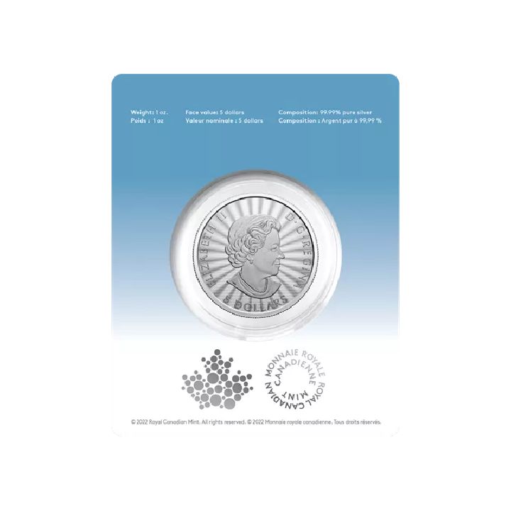 Canada: The Majestic Polar Bear 1 oz Silver 2022 (in card)