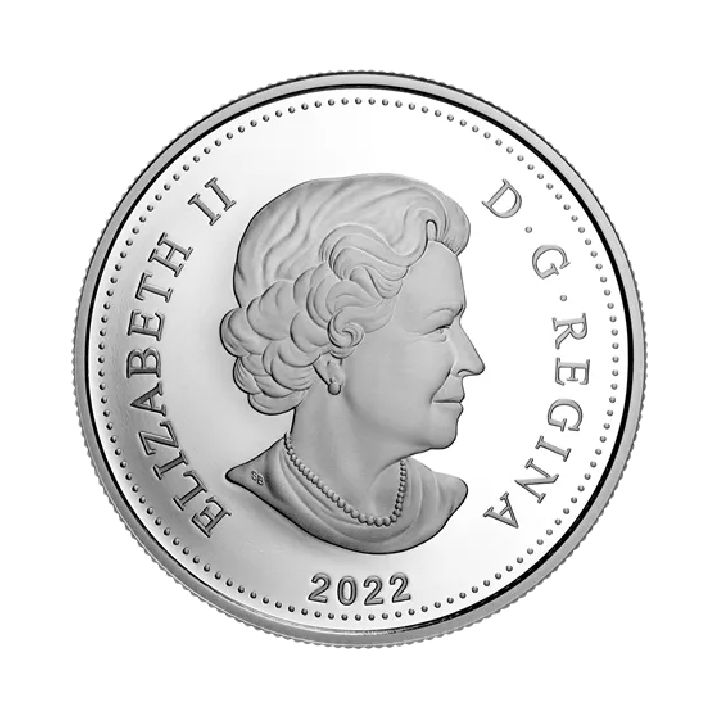 Canada: The Platinum Jubilee of Her Majesty Queen Elizabeth II Dollar Silver 2022 Proof 