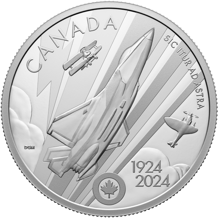 Canada: The Royal Canadian Air Force Centennial $20 Silver 2024 Proof Coin