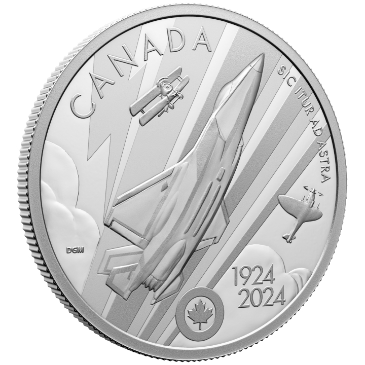 Canada: The Royal Canadian Air Force Centennial $20 Silver 2024 Proof Coin