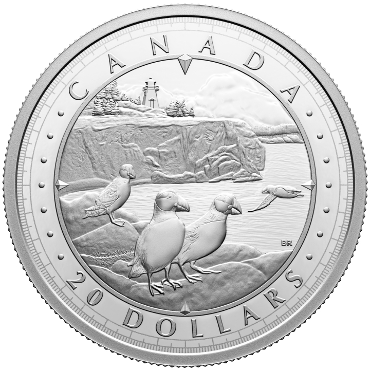 Canada: This Is Canada - Wondrous Waters "Atlantic Coast" $20 Silver 2024 Proof Coin 