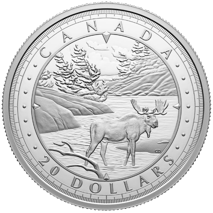 Canada: This Is Canada - Wondrous Waters "Great Lakes" $20 Silver 2024 Proof Coin 