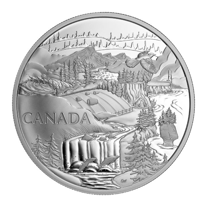 Canada: Visions of Canada 2 oz Silver 2022 Proof