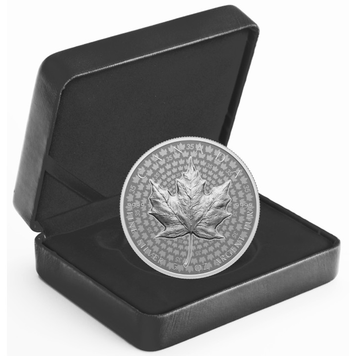 Canadian Maple Leaf 5 oz Silver 2023 Proof Ultra High Relief