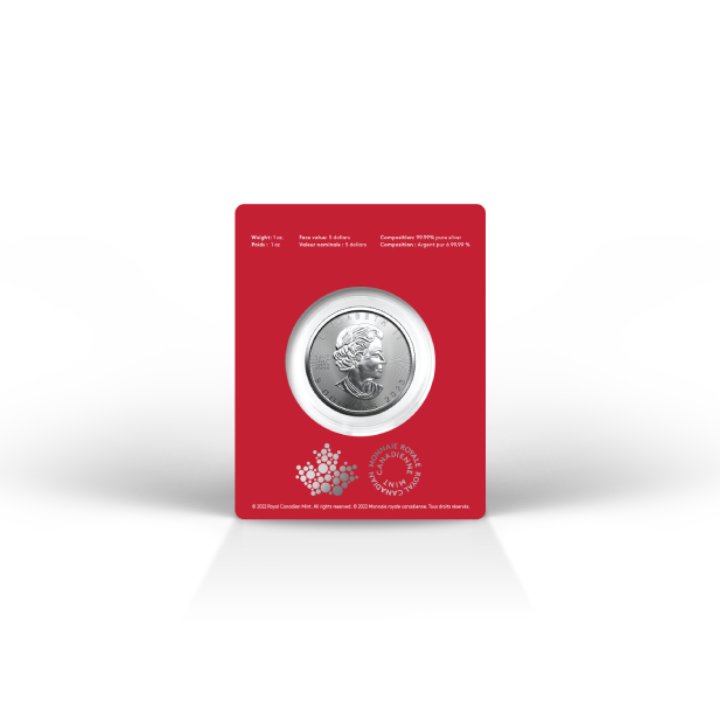 Canadian Treasured Maple Leaf - Year of the Rabbit 1 oz Silver 2023